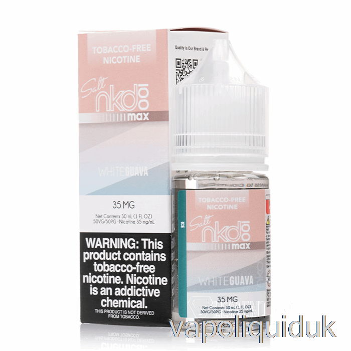 ICE White Guava - Naked MAX Salt - 30mL 35mg Vape Juice
